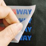 3D Embossed Heat Transfer Silicone Label Customizable 3D Raised Logo for sale