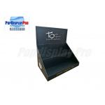 Custom Counter Display Boxes Cardboard 2 Tier Flat Delivered For Selling Tea