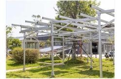 China Eco Friendly Aluminum Titl 60 Degree Bifacial Solar Panels System supplier