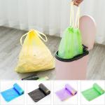 Yellow String Colored Trash Bags , Can Liners Trash Bags Custom Printing for sale
