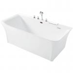 Acrylic Freestanding Spa Bathtubs 140L 200W for Hotel Bathroom for sale