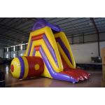 Big Commercial Inflatable Water Slides For Pool Short 5 - 8 Kids Capacity for sale