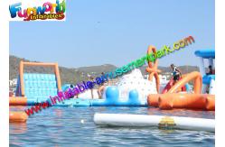 China Floating Inflatable Water Parks  , Giant  0.9mm Inflatable Water Toys For Hire supplier