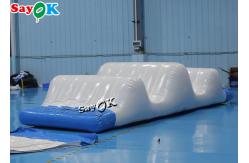 China 6x2x1.1mH White Airtight Inflatable Water Float Wave Track Inflatable Water Parks supplier