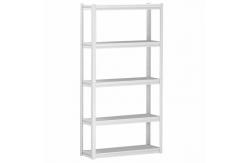 China 5 Tier Metal Shelving Unit Adjustable Garage Storage Rack Shelves supplier