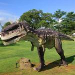 Theme Park  Realistic Animatronic Dinosaur Carnotaurus With Movement And Sound Customization for sale