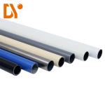 Q235 pe / abs coated colorful 28mm Lean Pipe Flexible Pipe Tube For Factory Workbench for sale