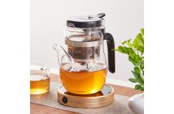 China 650ml Infuser Small Glass Teapot Kettle Set For Home Teaware Eco Friendly supplier