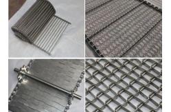 China Flat Wire 317 Stainless Steel Mesh Conveyor Belt For Screening Cargo supplier