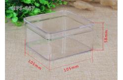 China Package Gift Boxes Clear Plastic Wedding Square Shaped 143.5×89×61mm supplier