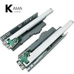 25KGS  Foldable KAMA Soft Close Drawer Slides Galvanized Steel Material for sale