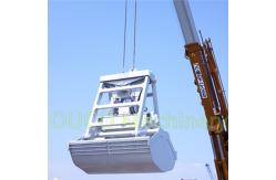 China 12 m³Radio Remote Control Cargo Clamshell Crane Grab Bucket supplier