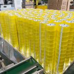 Transparent Yellow Customized Adhesive Tape For Carton Sealing Tape for sale