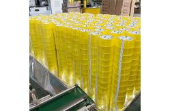 China Transparent Yellow Customized Adhesive Tape For Carton Sealing Tape supplier