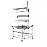 Antistatic Electronic Work Table Easy Assembly Light Duty Lean Tube Workbench for sale