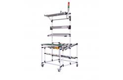 China Antistatic Electronic Work Table Easy Assembly Light Duty Lean Tube Workbench supplier