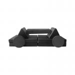 Micro-Suede Modular Sectional Couch Play Sofa Set With Waterproof Inner Liner