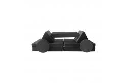 China Micro-Suede Modular Sectional Couch Play Sofa Set With Waterproof Inner Liner supplier