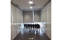 China 85MM Aluminum Frame Sliding Partition Walls Movable With Melamine Surface supplier