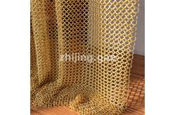 China 8mm Copper Plated Steel Chainmail Mesh supplier