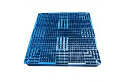 China Durable Blue Flat Plastic Pallets Virgin PP Injection Moulded Pallets supplier