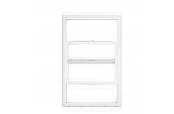 China Durable Vinyl UPVC Single-Hung Windows Weatherproof Design For Extreme Climates supplier