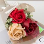 Artificial rose bouquets, soap flowers, artificial flowers, graduation season souvenirs, gift boxes, cross-border wholesale for festivals for sale
