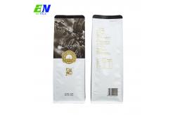 China Customized Label Coffee Powder Bag VMPET Box Bottom Zipper Pouch supplier