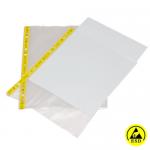 Clear ESD Document Protector Sleeves With 11 Holes for sale