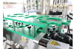 China Rotary / Linear Hot Melt Glue Labeling Machine For Liquid Beverage Packaging Line supplier