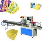 Automatic Pillow Flow Packing Machine Bread Moon Cakes Vegetables Toys Materials for sale