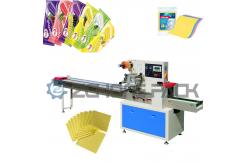 China Automatic Pillow Flow Packing Machine Bread Moon Cakes Vegetables Toys Materials supplier