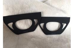 China Eco - Friendly Soft Shiny Silicone Screen Printing Label , 10mm Nylon Elastic Neck Tape supplier