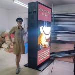 Outdoor Double-Sided Led Screen Waterproof Media Digital Signage Kiosk for sale