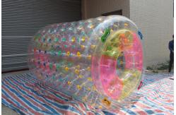 China Manufacturer Inflatable Rolling Tube Zorb Ball Water Roller Interactive Water Games supplier
