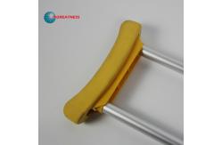 China Multi Size Adjustable Aluminum Axillary Crutch Matte Finish supplier