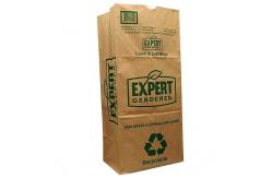 China Custom Lining Kraft Paper Lawn And Leaf Bags Collecting Waste supplier