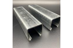 China 41x41 Custom Size Serrated Edge Strut Channel with Cutting Marks supplier