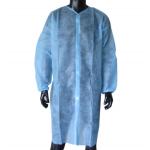 Polypropylene PP Non Woven Lab Coat Anti Dust Abrasion Resistant for sale