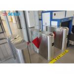 Security Flap Barrier Gate Turnstile For Subway Station Pedestrian Access Control for sale