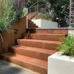 Custom Weathering Steel Staircases for Outdoor Architecture