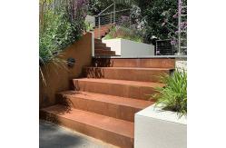 China Custom Weathering Steel Staircases for Outdoor Architecture supplier