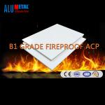 B1 Grade Fireproof 6mm Aluminum Composite Panels Decorative Aluminum Wall Panels for sale