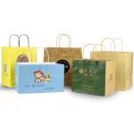 Wholesale Custom Printed Kraft Paper Bags Pacakging For Food Delivery Fctory for sale