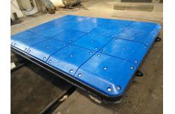 China Marine Fendering System Bumper Plate With PE Face Pads , Marine Panels supplier