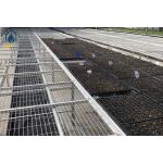 Stackable Galvanized Mesh Seed Bench Agriculture Rolling Tables For Greenhouse