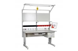 China 2250x750mm Resin Ceramic Adjustable ESD Workbench Antistatic work Table supplier