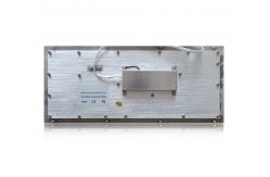 China USB 97 Keys Stainless Steel Keyboard With Integrated Numeric Keypad supplier