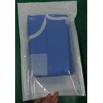 Non Woven SMS Disposable Protective Gowns , Disposable Safety Clothing Anti Dust for sale