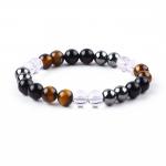 Handmade Elastic Natural Crystal Gemtone Bead Protection Bracelet for Healing for sale